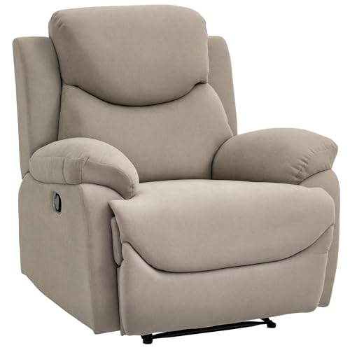 HOMCOM Relaxsessel Einzelsofa Liege 150° neigbarer Fernsehsessel Liegesessel TV-Sessel mit Schlaffunktion für Wohnzimmer Leinen Beige 93 x 88 x 102 cm HOMCOM Relaxsessel Einzelsofa Liege 150° neigbarer Fernsehsessel Liegesessel TV-Sessel mit Schlaffunktion für Wohnzimmer Leinen Beige 93 x 88 x 102 cm von HOMCOM