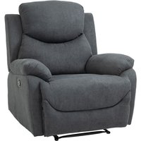 Relaxsessel Einzelsofa Liege 150° neigbar Fernsehsessel Leinen Dunkelgrau von HOMCOM
