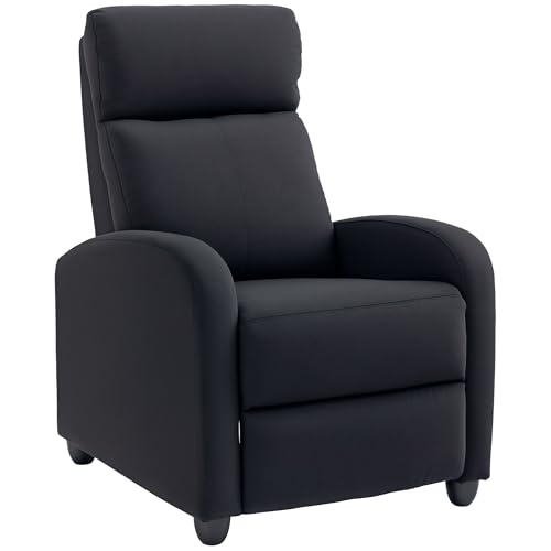 HOMCOM Relaxsessel Fernsehsessel mit Liegefunktion, Leinenoptik, Gepolstert TV-Sessel mit Fußstütze, für Wohnzimmer, Schlafzimmer, Schwarz HOMCOM Relaxsessel Fernsehsessel mit Liegefunktion, Leinenoptik, Gepolstert TV-Sessel mit Fußstütze, für Wohnzimmer, Schlafzimmer, Schwarz von HOMCOM