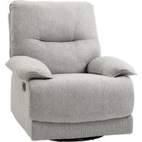 HOMCOM Relaxsessel Fernsehsessel mit Liegefunktion, Leinenoptik, bis 160 kg von HOMCOM