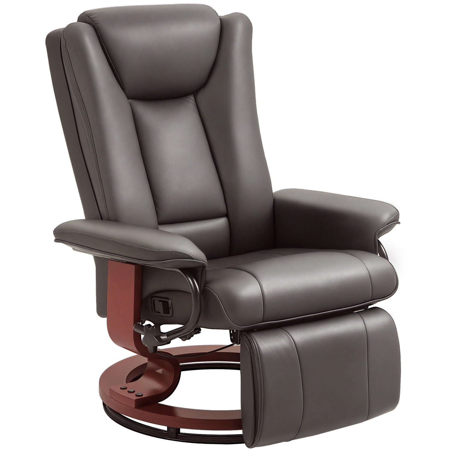 HOMCOM Relaxsessel Kunstleder Holzwerkstoff Braun 78L x 88B x 103H cm HOMCOM Relaxsessel Kunstleder Holzwerkstoff Braun 78L x 88B x 103H cm von HOMCOM