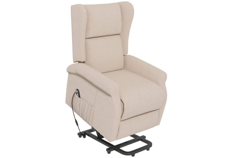 HOMCOM Relaxsessel elektrischer Sessel mit Aufstehhilfe, TV-Sessel mit Liegefunktion von HOMCOM