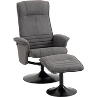 HOMCOM Relaxsessel mit Fußhocker 360° drehbar, verstellbarer Fernsehsessel mit Hocker, Schaumstoff dunkelgrau 69 x 71 x 104 cm Aosom.de HOMCOM Relaxsessel mit Fußhocker 360° drehbar, verstellbarer Fernsehsessel mit Hocker, Schaumstoff dunkelgrau 69 x 71 x 104 cm Aosom.de von HOMCOM