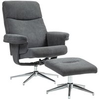 HOMCOM Relaxsessel mit Hocker, Gepolstert Fernsehsessel mit Liegefunktion, Liegesessel mit Samtoptik, bis150 kg belastbar, für Wohnzimmer, Schlafzimmer, Dunkelgrau Aosom HOMCOM Relaxsessel mit Hocker, Gepolstert Fernsehsessel mit Liegefunktion, Liegesessel mit Samtoptik, bis150 kg belastbar, für Wohnzimmer, Schlafzimmer, Dunkelgrau Aosom von HOMCOM