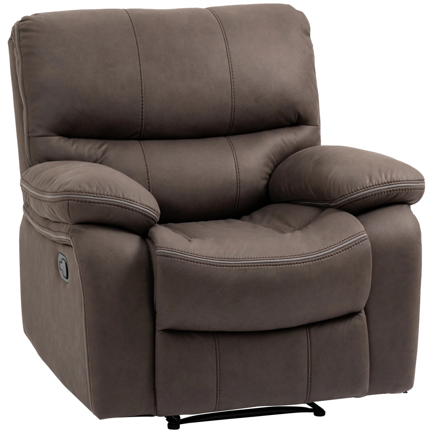 HOMCOM Relaxsessel mit Liegefunktion Polyester Schaumstoff 97L x 90B x 96H cm Braun HOMCOM Relaxsessel mit Liegefunktion Polyester Schaumstoff 97L x 90B x 96H cm Braun von HOMCOM