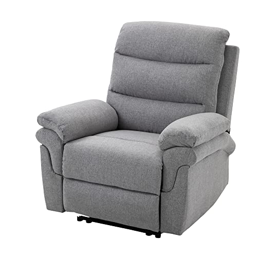 HOMCOM Relaxsessel mit Liegefunktion Verstellbares Einzelsofa 165° neigbar Liegesessel Fernsehsessel Ruhesessel für Wohnzimmer Schlafzimmer mit Leinen-Touch Hellgrau 91 x 92 x 102 cm HOMCOM Relaxsessel mit Liegefunktion Verstellbares Einzelsofa 165° neigbar Liegesessel Fernsehsessel Ruhesessel für Wohnzimmer Schlafzimmer mit Leinen-Touch Hellgrau 91 x 92 x 102 cm von HOMCOM