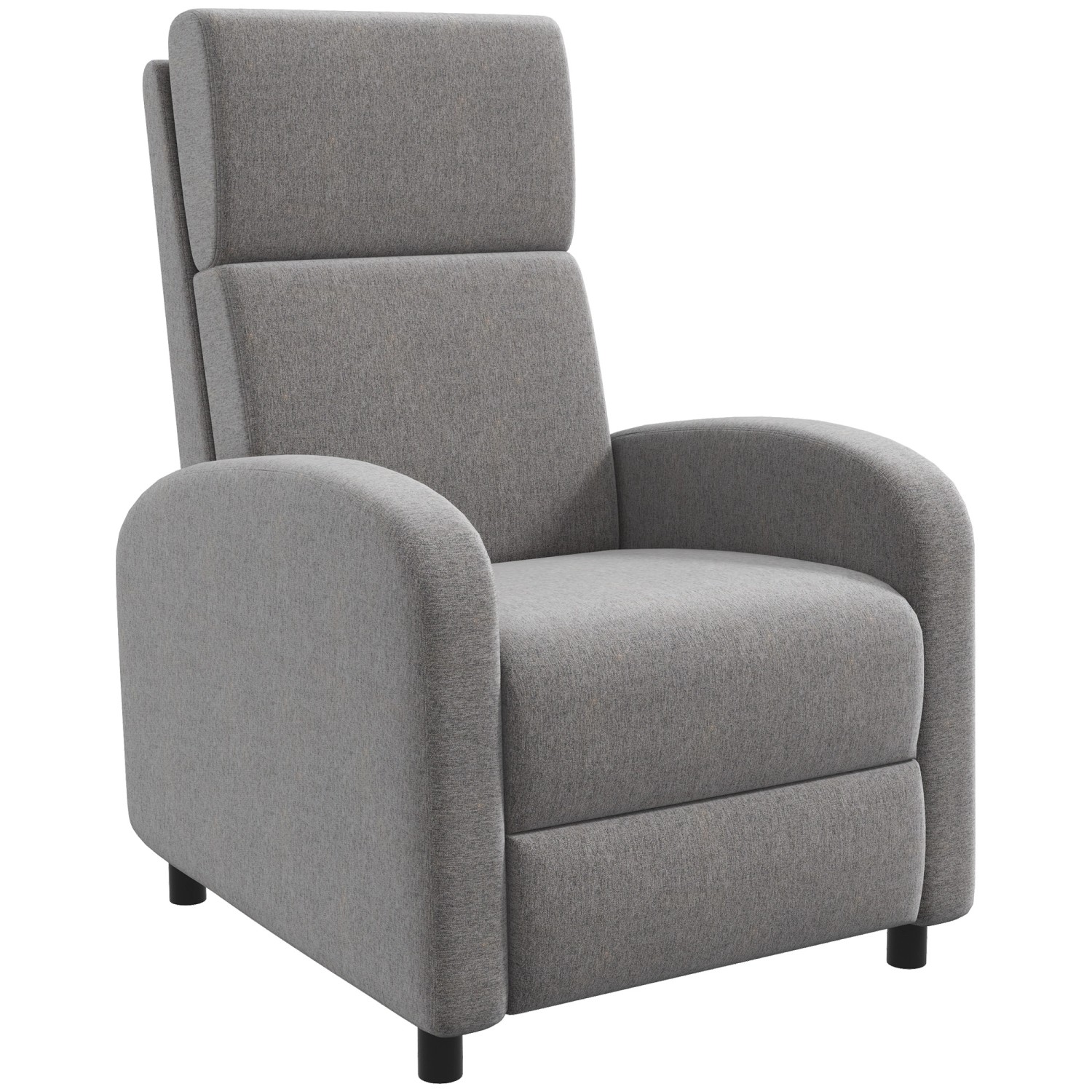 HOMCOM Relaxsessel mit Liegefunktion mit Leinenoptik Fußstütze HOMCOM Relaxsessel mit Liegefunktion mit Leinenoptik Fußstütze von HOMCOM