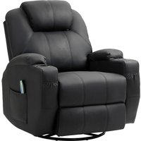 HOMCOM Relaxsessel mit Massagefunktion Elektrisch TV-Sessel mit Liegefunktion von HOMCOM