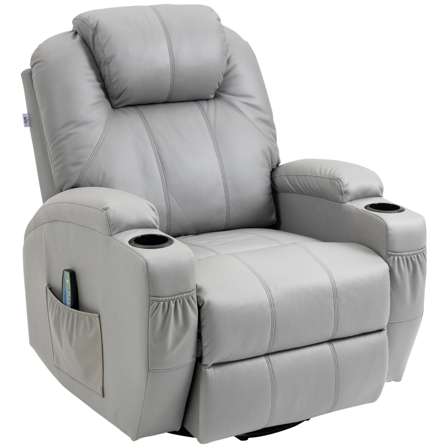 HOMCOM Relaxsessel mit Massagefunktion Liegefunktion Drehbar HOMCOM Relaxsessel mit Massagefunktion Liegefunktion Drehbar von HOMCOM