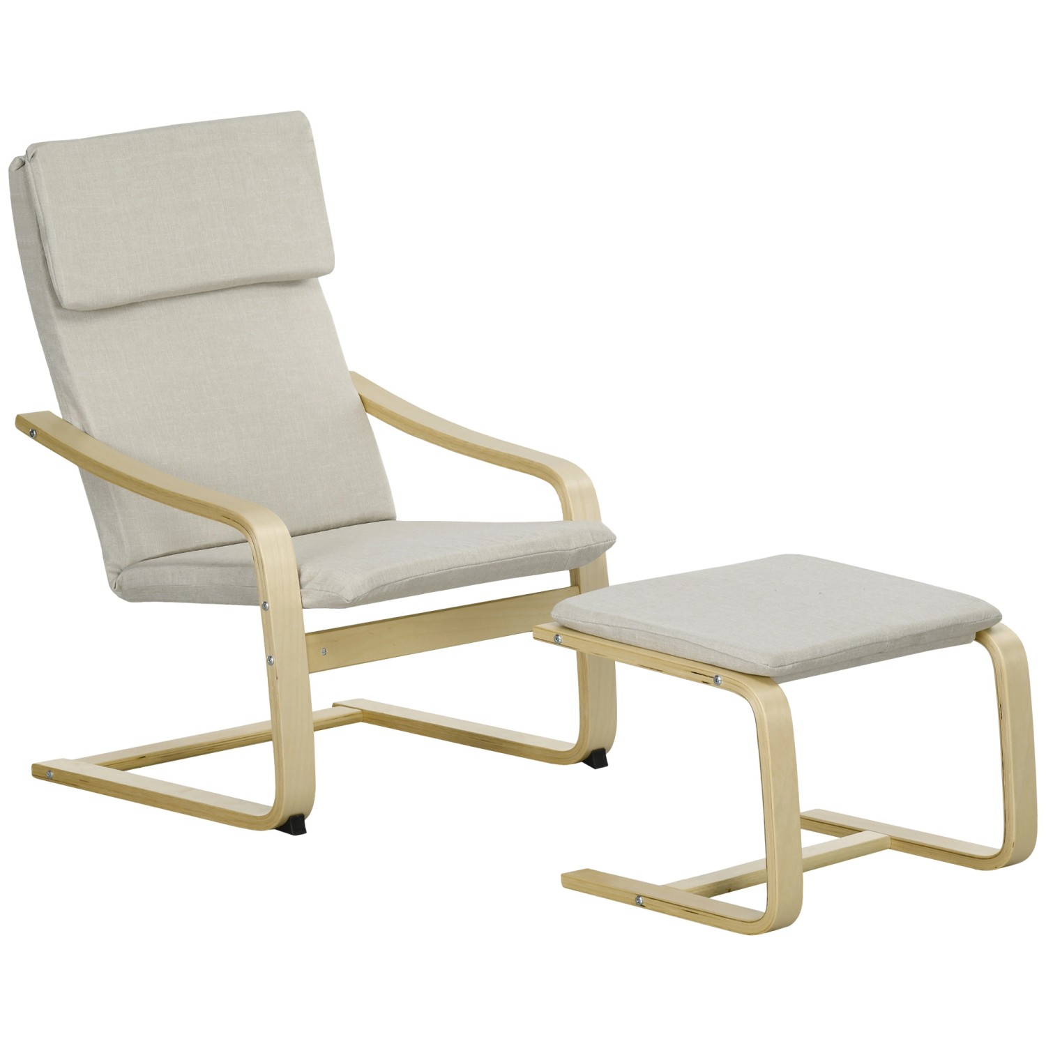 HOMCOM Relaxstuhl mit Fußhocker 66,5 x 80 x 99 cm HOMCOM Relaxstuhl mit Fußhocker 66,5 x 80 x 99 cm von HOMCOM