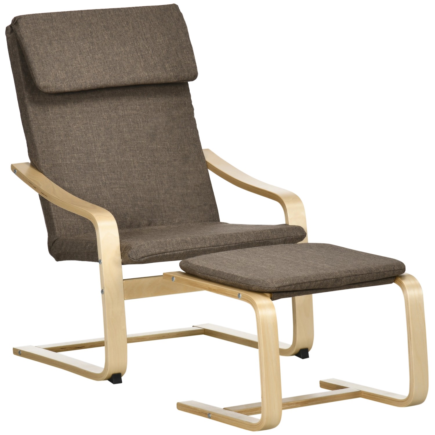 HOMCOM Relaxstuhl mit Fußhocker 66 5 x 80 x 99 cm HOMCOM Relaxstuhl mit Fußhocker 66 5 x 80 x 99 cm von HOMCOM