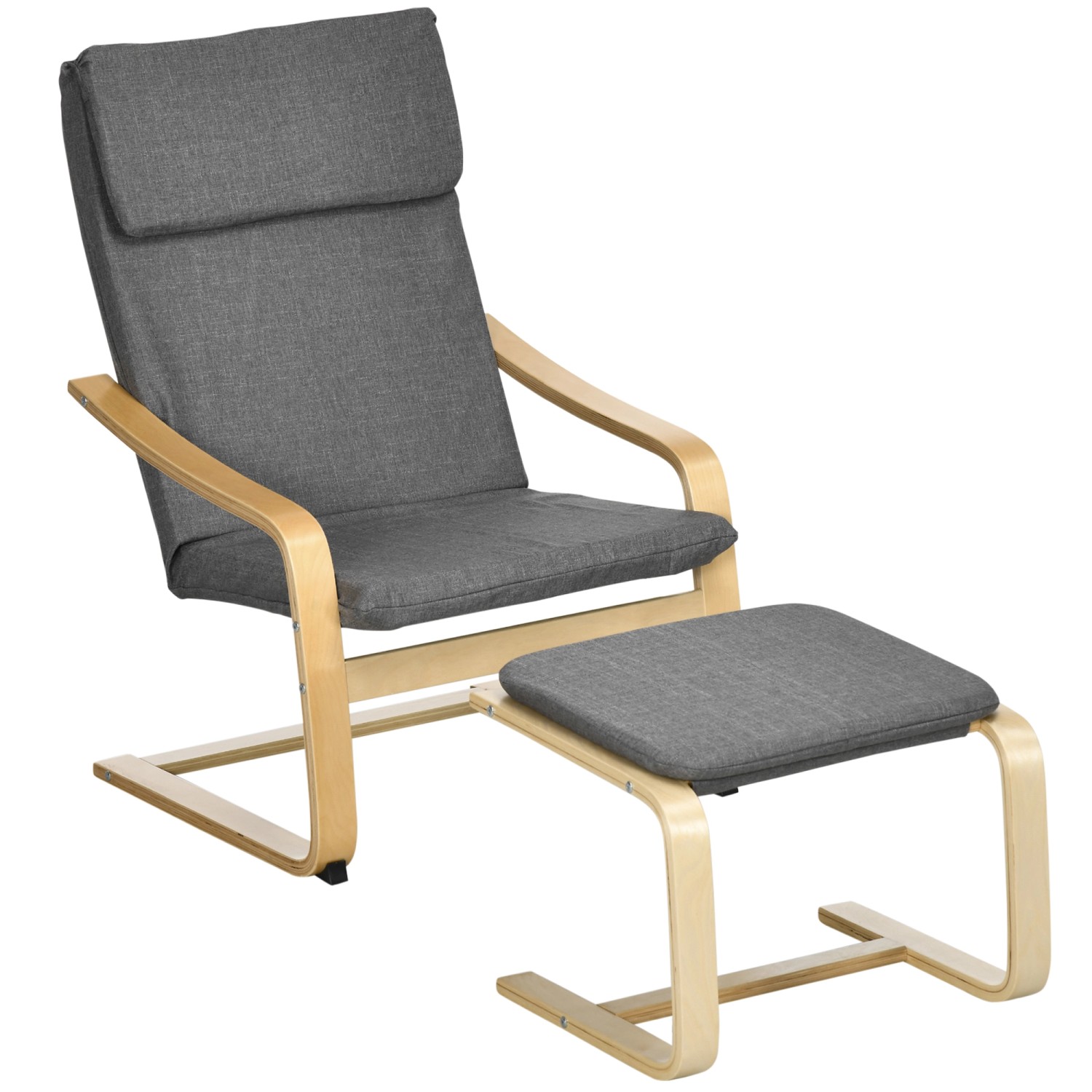 HOMCOM Relaxstuhl mit Fußhocker Armlehne 66,5 x 80 x 99 cm HOMCOM Relaxstuhl mit Fußhocker Armlehne 66,5 x 80 x 99 cm von HOMCOM