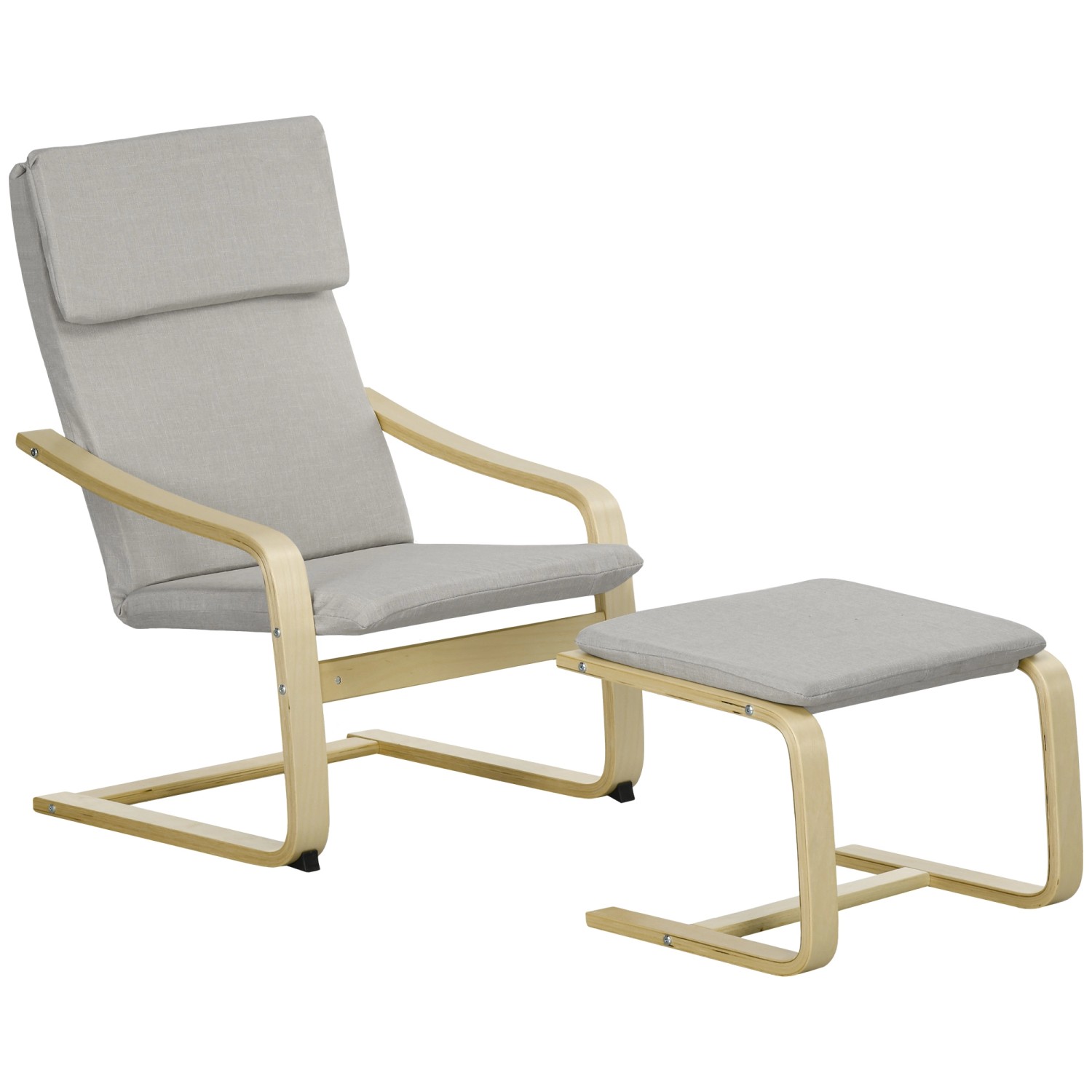 HOMCOM Relaxstuhl mit Fußhocker Armlehne 66 5 x 80 x 99 cm HOMCOM Relaxstuhl mit Fußhocker Armlehne 66 5 x 80 x 99 cm von HOMCOM
