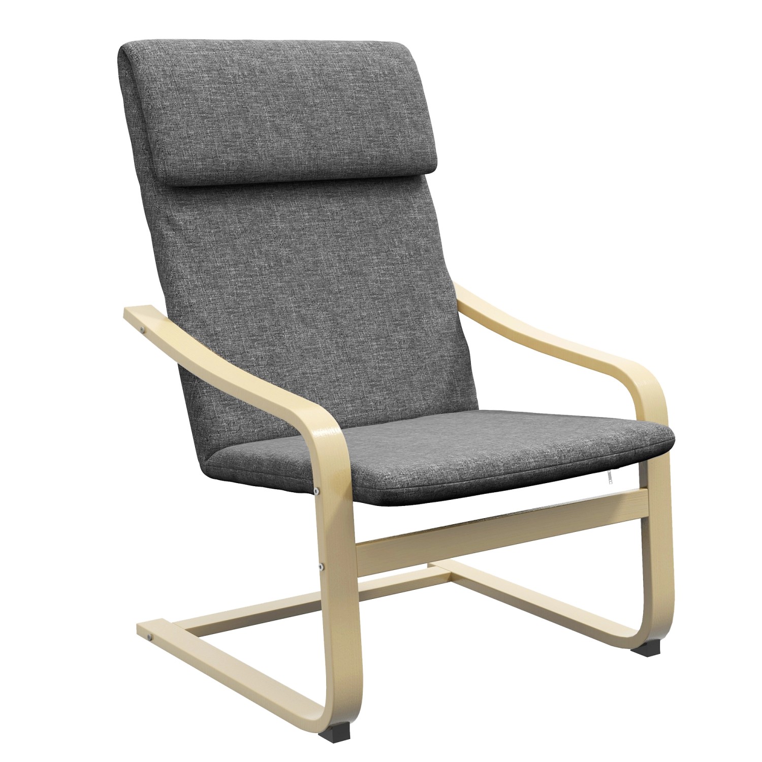 HOMCOM Relaxstuhl mit Kopfkissen Leinenoptik 66,5 x 80 x 99cm HOMCOM Relaxstuhl mit Kopfkissen Leinenoptik 66,5 x 80 x 99cm von HOMCOM