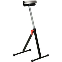HOMCOM Rollenbock, BxHxL: 50 x 68-110 x 44 cm, Metall - schwarz von HOMCOM