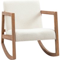 HOMCOM Schaukelstuhl, LxBxH: 60 x 81 x 71 cm - weiss HOMCOM Schaukelstuhl, LxBxH: 60 x 81 x 71 cm - weiss von HOMCOM