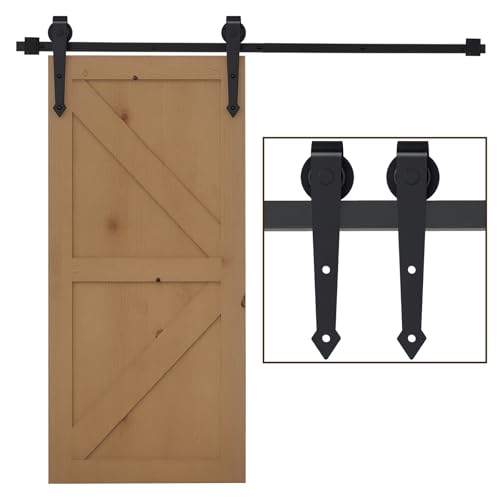 HOMCOM Schiebetüren-Beschlagsatz 200 cm Komplett-Set mit Schienen, Rollen, Anti-Sprung-Vorrichtungen, Türstopper, Schiebetürsystem aus Kohlenstoffstahl Schwarz HOMCOM Schiebetüren-Beschlagsatz 200 cm Komplett-Set mit Schienen, Rollen, Anti-Sprung-Vorrichtungen, Türstopper, Schiebetürsystem aus Kohlenstoffstahl Schwarz von HOMCOM