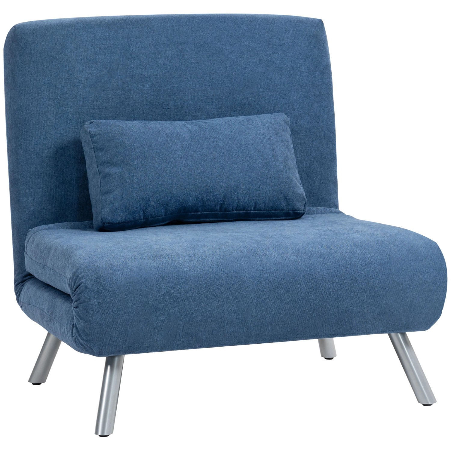 HOMCOM Schlafsessel 2-in-1 Klappbar Schlafsofa mit Bettfunktion Relaxsessel Blau HOMCOM Schlafsessel 2-in-1 Klappbar Schlafsofa mit Bettfunktion Relaxsessel Blau von HOMCOM