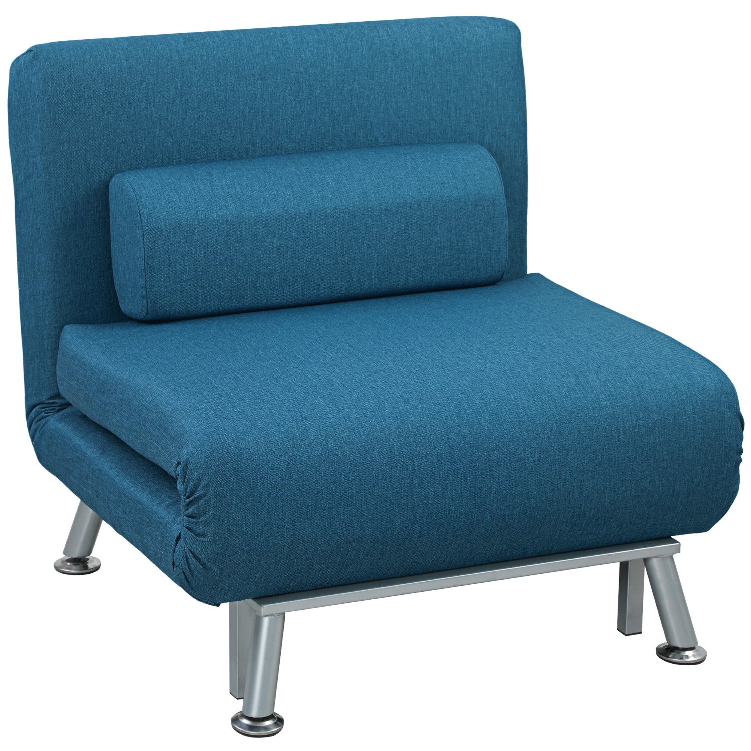 HOMCOM Schlafsessel Klappsessel mit Bettfunktion Rückenkissen Relaxsessel Blau HOMCOM Schlafsessel Klappsessel mit Bettfunktion Rückenkissen Relaxsessel Blau von HOMCOM