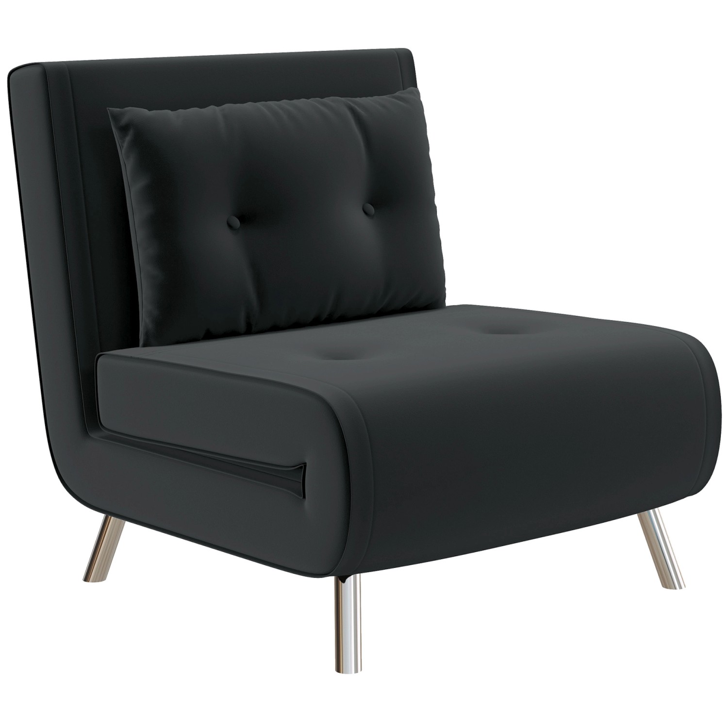 HOMCOM Schlafsessel mit Bettfunktion Kissen Samtoptik HOMCOM Schlafsessel mit Bettfunktion Kissen Samtoptik von HOMCOM