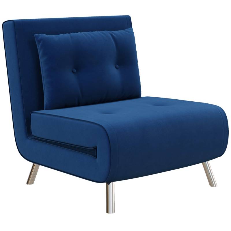 HOMCOM Schlafsessel mit Bettfunktion Kissen von HOMCOM