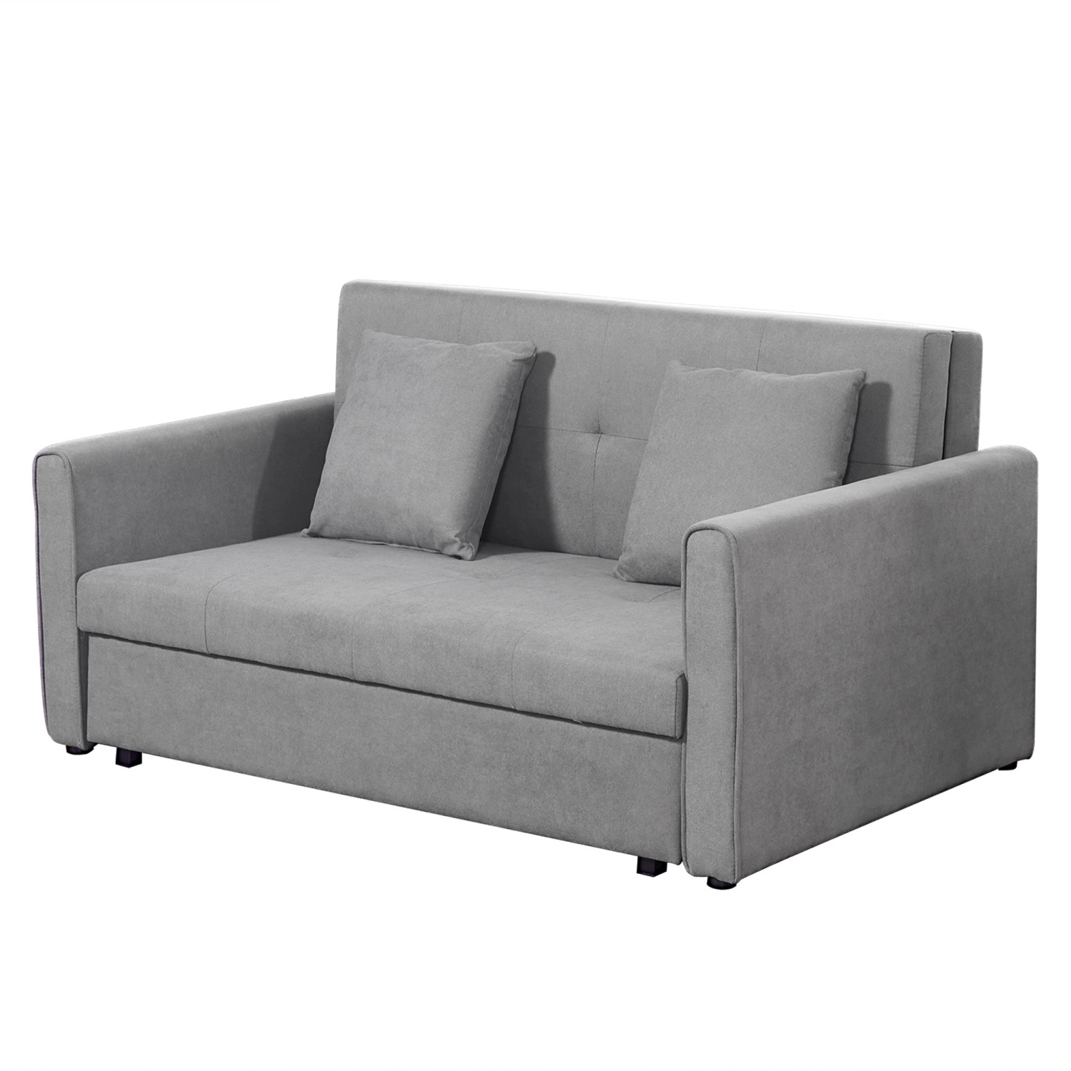 HOMCOM Schlafsofa 2-Sitzer mit Bettfunktion Rückenkissen 152 x 101 x 81cm HOMCOM Schlafsofa 2-Sitzer mit Bettfunktion Rückenkissen 152 x 101 x 81cm von HOMCOM