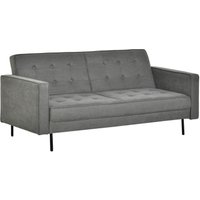 HOMCOM Schlafsofa 3-Sitzer Schlafcouch Stoffsofa Sofa mit Schlaffunktion Bettsofa mit verstellbarer von HOMCOM