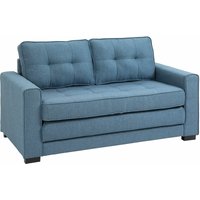 HOMCOM Schlafsofa Klappsofa 2-Sitzer Stoffsofa Bettsofa Sofa mit Schlaffunktion Sofagarnitur Leinen-Touch Gummiholz Blau 147,5 x 75 x 85 cm HOMCOM Schlafsofa Klappsofa 2-Sitzer Stoffsofa Bettsofa Sofa mit Schlaffunktion Sofagarnitur Leinen-Touch Gummiholz Blau 147,5 x 75 x 85 cm von HOMCOM