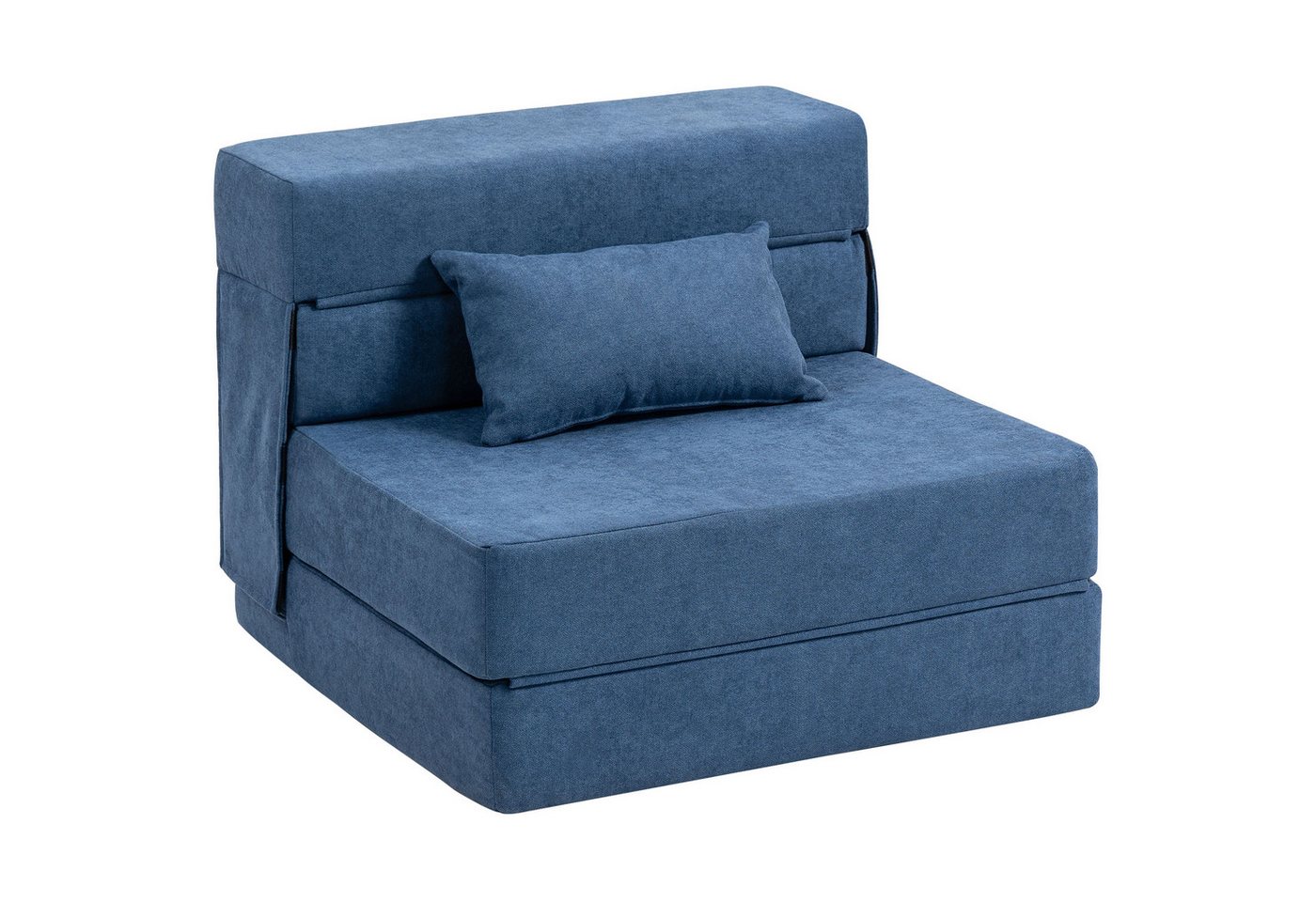 HOMCOM Schlafsofa klappbares Schlafsofa mit Bettfunktion, Lendenkissen, Sofa 1 Teile, Schlafsessel mit Bettfunktion HOMCOM Schlafsofa klappbares Schlafsofa mit Bettfunktion, Lendenkissen, Sofa 1 Teile, Schlafsessel mit Bettfunktion von HOMCOM
