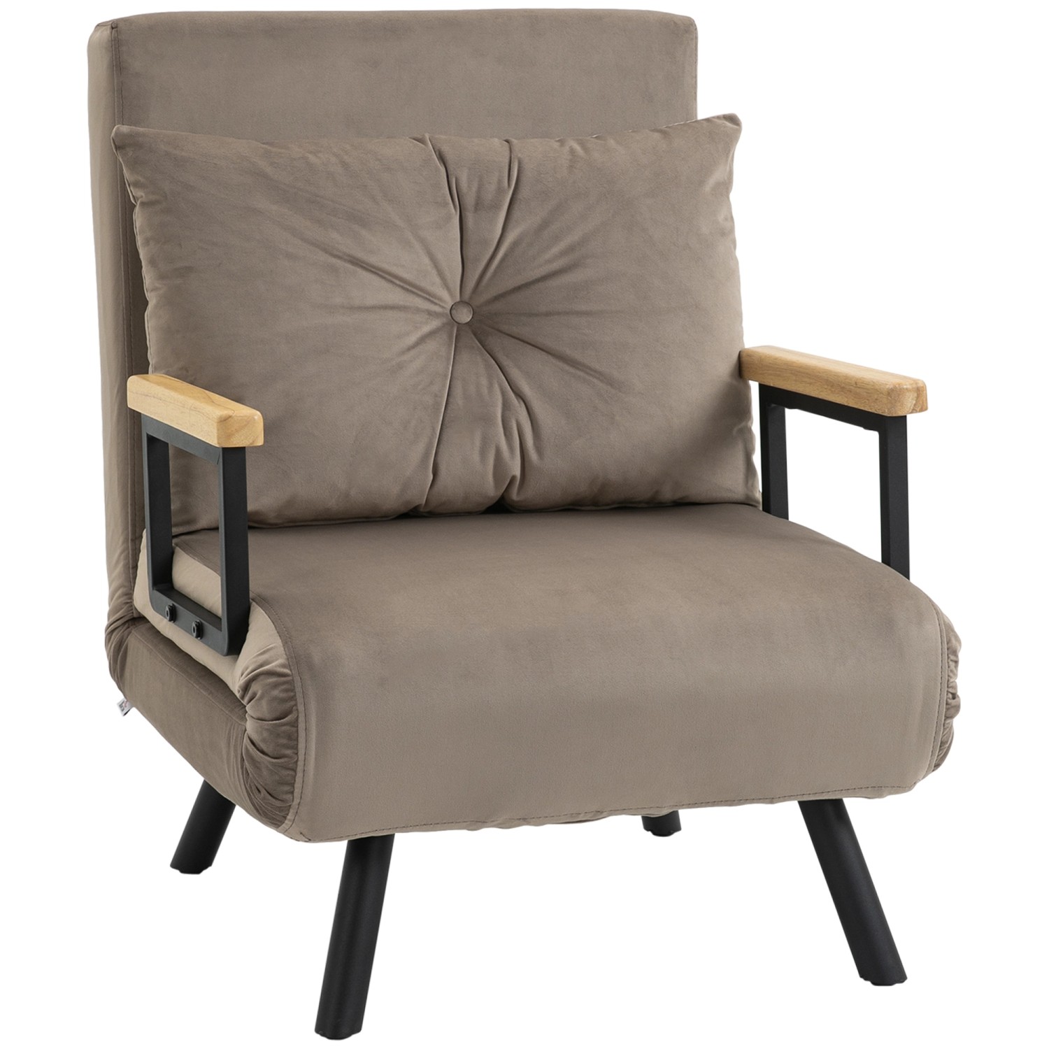 HOMCOM Schlafsofa mit Bettfunktion Verstellbar 63 x 73 x 81 cm HOMCOM Schlafsofa mit Bettfunktion Verstellbar 63 x 73 x 81 cm von HOMCOM