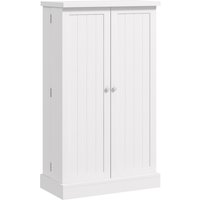 HOMCOM Schrank Küchenmöbel Speisekammer 2 Türen mit 5 Regalen und 12 Ablagen - Maße 60L x 30B x 104H cm - weiß Aosom HOMCOM Schrank Küchenmöbel Speisekammer 2 Türen mit 5 Regalen und 12 Ablagen - Maße 60L x 30B x 104H cm - weiß Aosom von HOMCOM