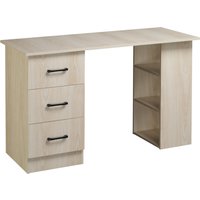 HOMCOM Schreibtisch Computertisch Bürotisch Arbeitstisch Regal mit 3 Schubladen Regale Natur 120 x 49 x 72 cm Aosom HOMCOM Schreibtisch Computertisch Bürotisch Arbeitstisch Regal mit 3 Schubladen Regale Natur 120 x 49 x 72 cm Aosom von HOMCOM