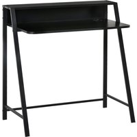 Schreibtisch Computertisch mit Ablagefach Kabeldurchlass Metall Schwarz 84 x 45 x 85 cm Schreibtisch Computertisch mit Ablagefach Kabeldurchlass Metall Schwarz 84 x 45 x 85 cm von HOMCOM