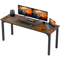 HOMCOM Schreibtisch Computertisch Bürotisch mit Industrie-Design, Stahlgestell für Arbeitszimmer Schlafzimmer Home Office, 100 x 54 x 75 cm Rustikal Braun Aosom HOMCOM Schreibtisch Computertisch Bürotisch mit Industrie-Design, Stahlgestell für Arbeitszimmer Schlafzimmer Home Office, 100 x 54 x 75 cm Rustikal Braun Aosom von HOMCOM