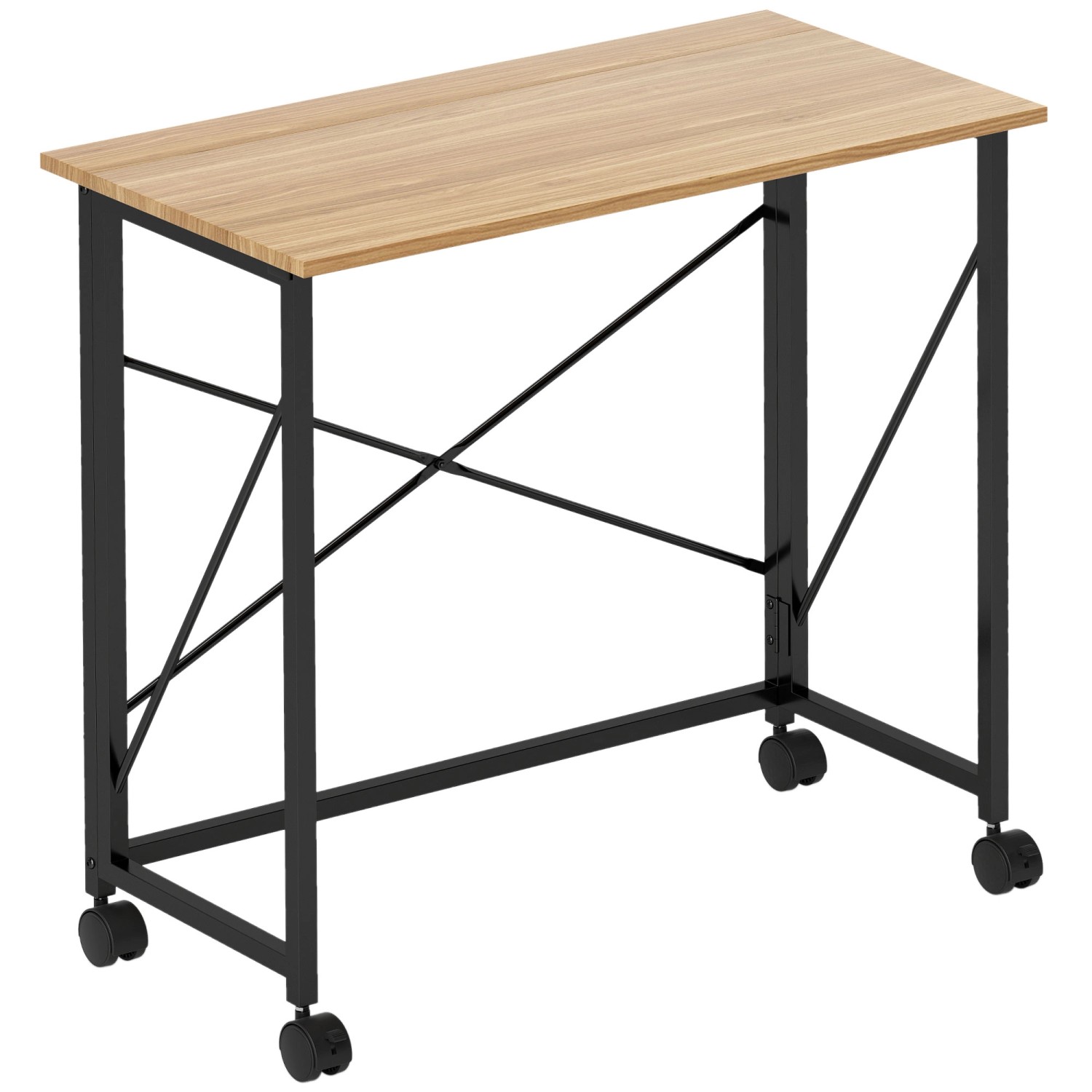 HOMCOM Schreibtisch Klappbar Kleiner 80 cm für Home Office Eiche HOMCOM Schreibtisch Klappbar Kleiner 80 cm für Home Office Eiche von HOMCOM
