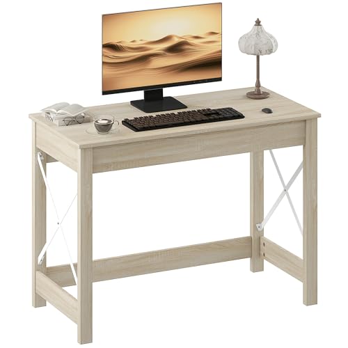 HOMCOM Schreibtisch Tisch Modern Style Schreibtisch Leicht zu montieren Computertisch für Büro Büro Schlafzimmer Arbeitszimmer 105x50x76 cm Natur HOMCOM Schreibtisch Tisch Modern Style Schreibtisch Leicht zu montieren Computertisch für Büro Büro Schlafzimmer Arbeitszimmer 105x50x76 cm Natur von HOMCOM