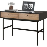 HOMCOM Schreibtisch mit Aufbewahrung Computertisch mit Schubladen, Metallrahmen, 106L x 50B x 77H cm Schwarz Aosom HOMCOM Schreibtisch mit Aufbewahrung Computertisch mit Schubladen, Metallrahmen, 106L x 50B x 77H cm Schwarz Aosom von HOMCOM