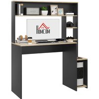 HOMCOM Schreibtisch mit mehreren Regalen, Computertisch mit CPU-Ständer, großer Schreibtisch, 114L x 45B x 138H cm Aosom HOMCOM Schreibtisch mit mehreren Regalen, Computertisch mit CPU-Ständer, großer Schreibtisch, 114L x 45B x 138H cm Aosom von HOMCOM