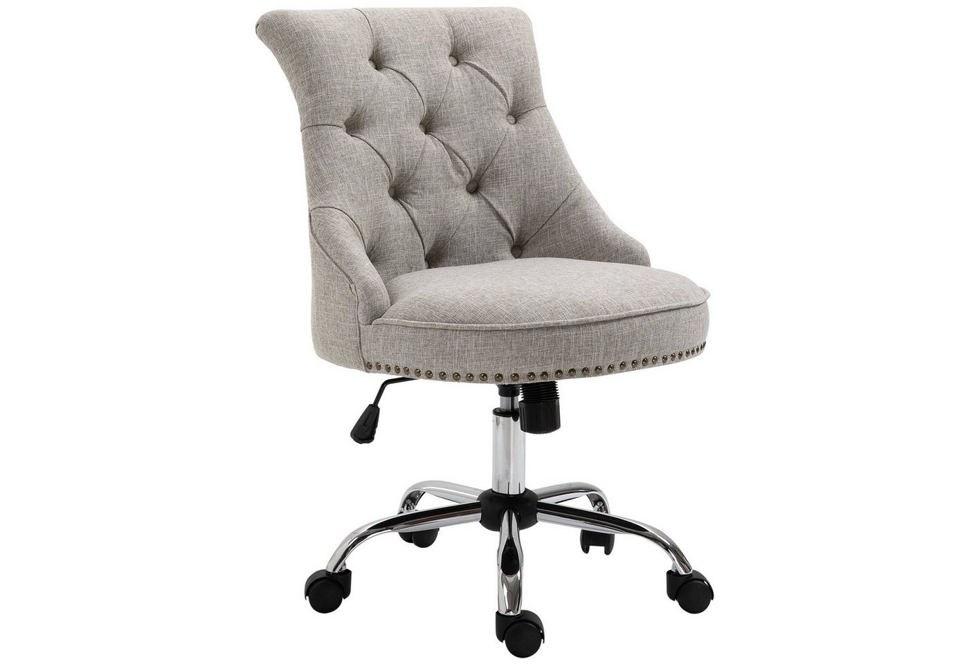 HOMCOM Schreibtischstuhl Polsterstuhl mit Chesterfield-Lehne HOMCOM Schreibtischstuhl Polsterstuhl mit Chesterfield-Lehne von HOMCOM