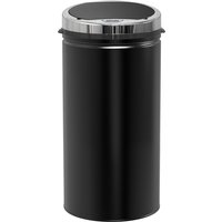 HOMCOM Sensor Mülleimer 42L, Elektrisch Automatischer Abfalleimer mit Deckel, Rostfrei, für Bad, Büro, Küche, Esszimmer, Stahl, Schwarz   Aosom von HOMCOM