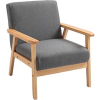 HOMCOM Sessel, A-förmige Beine, LxBxH: 64 x 70 x 72 cm - grau von HOMCOM