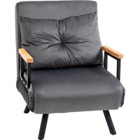 HOMCOM Sessel, LxBxH: 63 x 73 x 81 cm - grau von HOMCOM