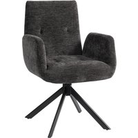 HOMCOM Sessel Drehbar Loungesessel mit Armlehne, Wolle-Leinenoptik, modern Polsterstuhl mit Knopfheftung, Stahlbeine, für Wohnzimmer, Schlafzimmer, Schwarz Aosom HOMCOM Sessel Drehbar Loungesessel mit Armlehne, Wolle-Leinenoptik, modern Polsterstuhl mit Knopfheftung, Stahlbeine, für Wohnzimmer, Schlafzimmer, Schwarz Aosom von HOMCOM