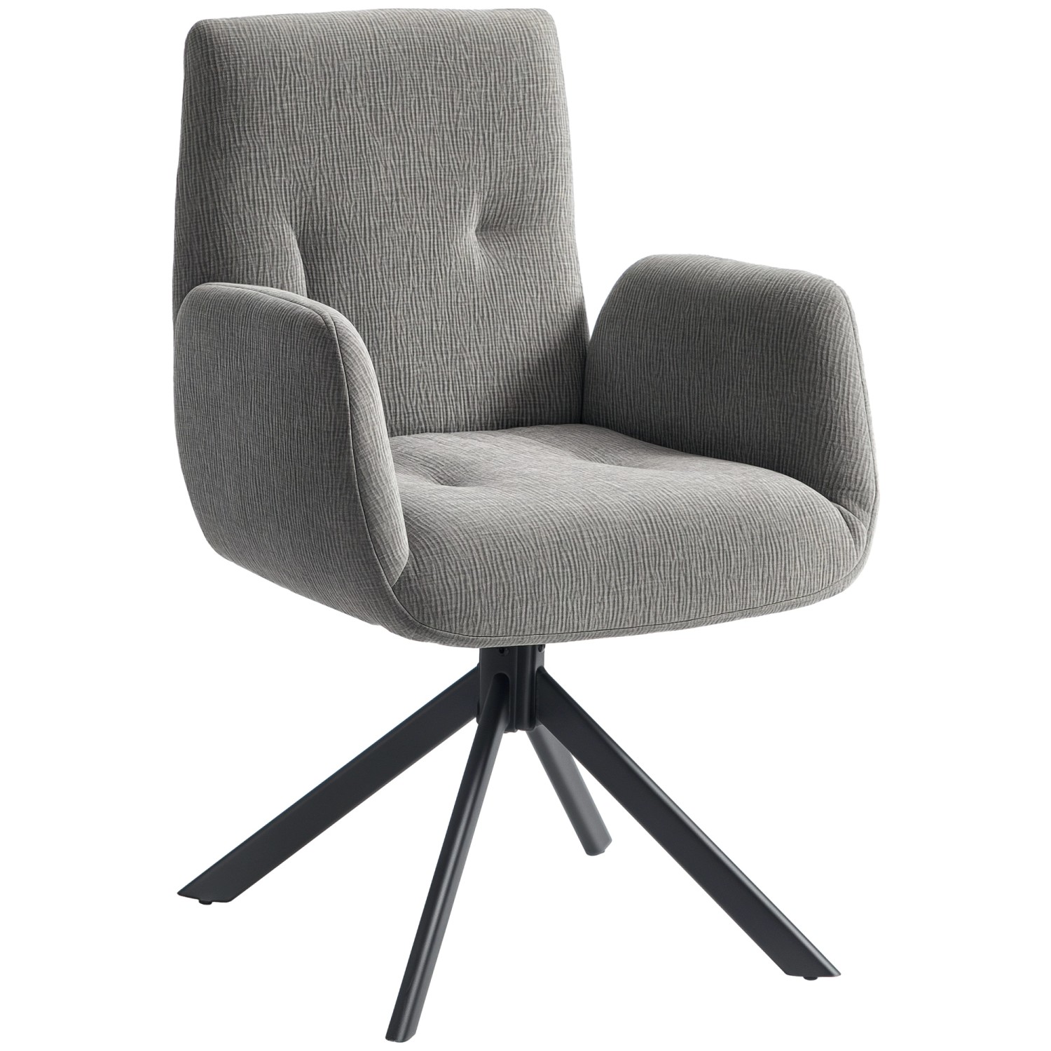 HOMCOM Sessel Drehbar Loungesessel mit Armlehne für Wohnzimmer Schlafzimmer Dunkelgrau HOMCOM Sessel Drehbar Loungesessel mit Armlehne für Wohnzimmer Schlafzimmer Dunkelgrau von HOMCOM