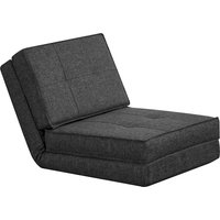 HOMCOM Bodensofa klappbar Schlafsessel Bodenstuhl 5-stuhfig verstellbar Klappsessel Schlafsofa Sofabett Einzelsofa Dunkelgrau 61 x 73 x 58 cm Aosom HOMCOM Bodensofa klappbar Schlafsessel Bodenstuhl 5-stuhfig verstellbar Klappsessel Schlafsofa Sofabett Einzelsofa Dunkelgrau 61 x 73 x 58 cm Aosom von HOMCOM