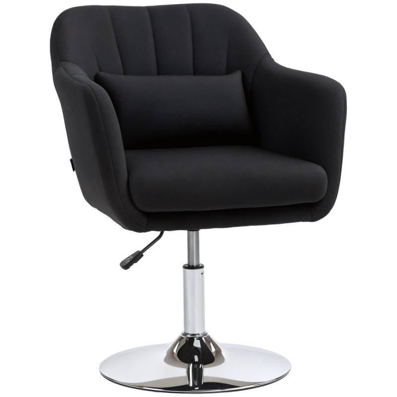 HOMCOM Sessel mit Armlehne Polyester Schwarz 60B x 60T x 79-91H cm HOMCOM Sessel mit Armlehne Polyester Schwarz 60B x 60T x 79-91H cm von HOMCOM