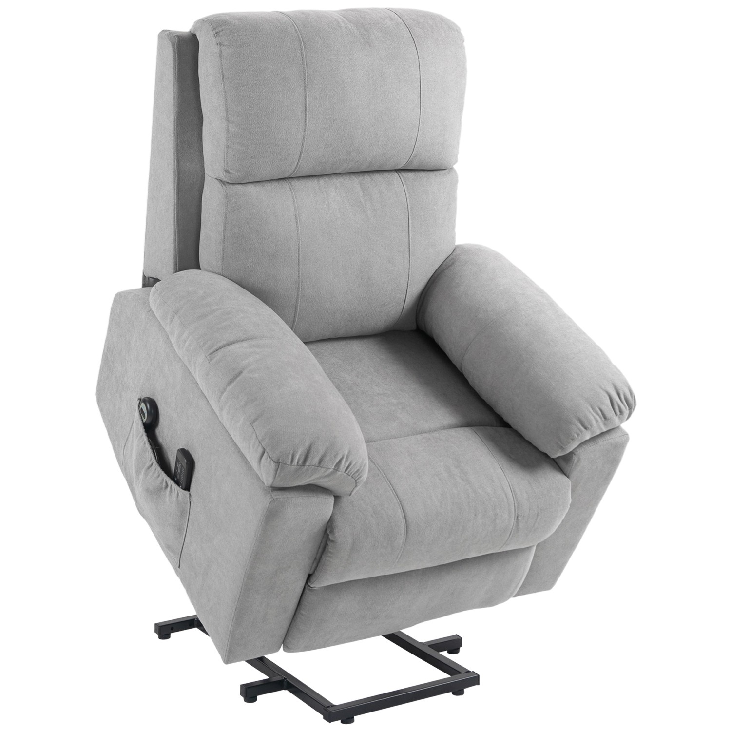 HOMCOM Sessel mit Aufstehhilfe Polyester Stahl Hellgrau 89L x 99B x 103H cm HOMCOM Sessel mit Aufstehhilfe Polyester Stahl Hellgrau 89L x 99B x 103H cm von HOMCOM