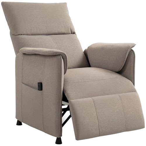 HOMCOM Silent Electric Reclining Relax Armchair, Fabric 160° Reclining Armchair für ältere Menschen mit Memory-Funktion, Fernbedienung, Fußstütze für Wohnzimmer, Schlafzimmer, Büro, Braun HOMCOM Silent Electric Reclining Relax Armchair, Fabric 160° Reclining Armchair für ältere Menschen mit Memory-Funktion, Fernbedienung, Fußstütze für Wohnzimmer, Schlafzimmer, Büro, Braun von HOMCOM