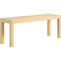 HOMCOM Sitzbank, LxBxH: 120 x 33 x 45 cm - beige von HOMCOM