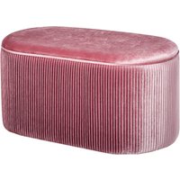 HOMCOM Sitzbank, Schaumstoff, 1-Sitzer, BxHxT: 81 x 41 x 40 cm - rosa von HOMCOM